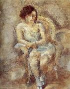 Jules Pascin Younger Gril oil painting artist